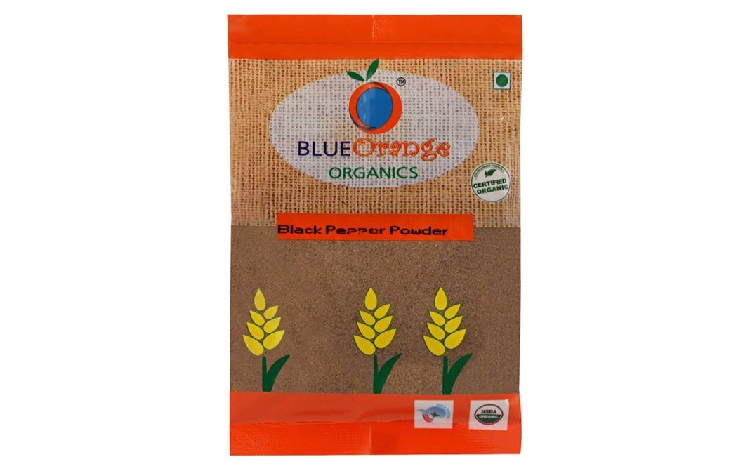 Blue Orange Organics Black Pepper Powder    Pack  100 grams